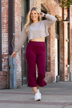 Load image into Gallery viewer, *Ready to Ship | The Courtney - Maroon High Waisted Gaucho Pants - ROUND 2
