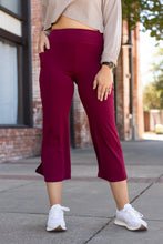 Load image into Gallery viewer, *Ready to Ship | The Courtney - Maroon High Waisted Gaucho Pants - ROUND 2
