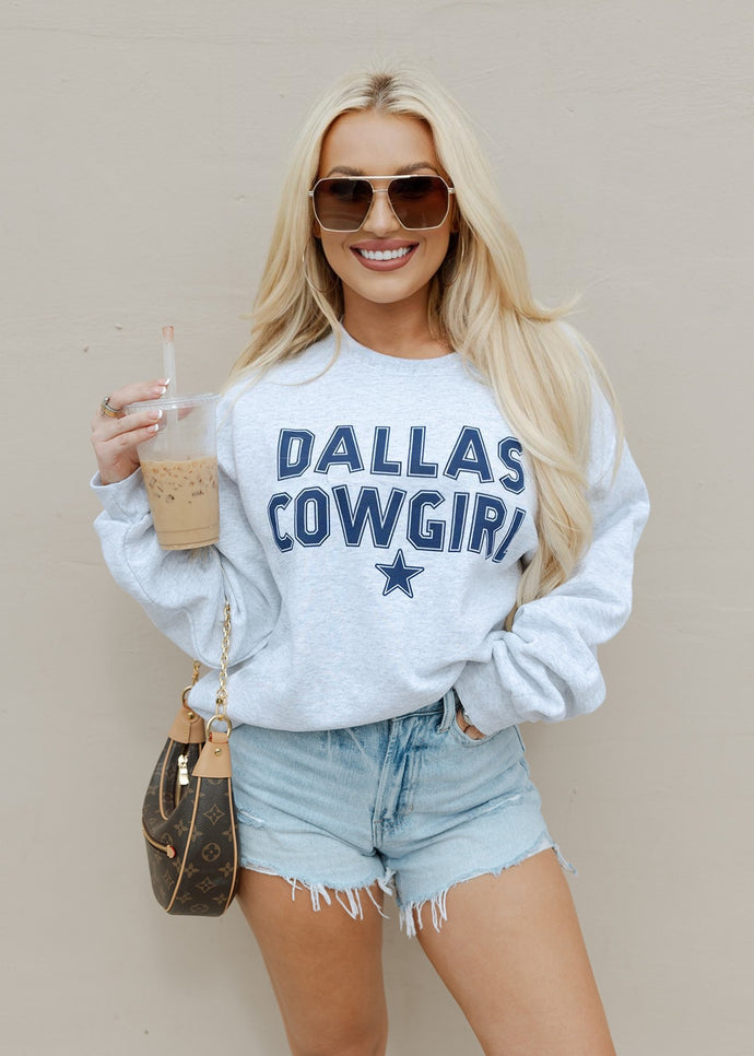 Dallas Cowgirl Athletic Grey Sweatshirt