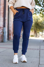 Load image into Gallery viewer, *Ready to Ship | The Nora Navy Joggers  - Luxe Leggings by Julia Rose®
