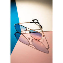 Load image into Gallery viewer, Ready To Ship | The Gold/ Pink Blue Kay - High Quality Unisex Aviator Sunglasses*
