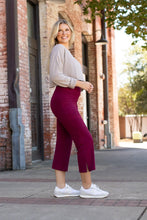 Load image into Gallery viewer, *Ready to Ship | The Courtney - Maroon High Waisted Gaucho Pants - ROUND 2
