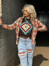 Load image into Gallery viewer, Ryanne&#39;s Fall Aztec Tee
