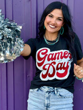 Load image into Gallery viewer, Sync Logic - Big Game Day Retro Glitter Tee
