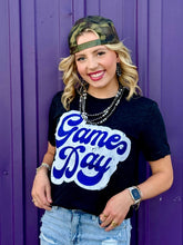 Load image into Gallery viewer, Sync Logic - Big Game Day Retro Glitter Tee
