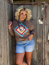 Load image into Gallery viewer, Ryanne&#39;s Fall Aztec Sweatshirt
