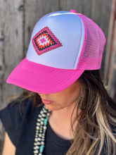 Load image into Gallery viewer, Cheyenne Aztec on Foam Trucker Cap
