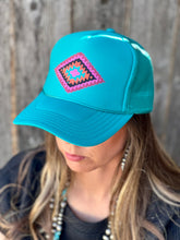 Load image into Gallery viewer, Cheyenne Aztec on Foam Trucker Cap
