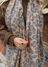 Load image into Gallery viewer, Penelope Leopard Print Scarf
