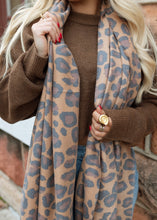 Load image into Gallery viewer, Penelope Leopard Print Scarf
