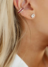 Load image into Gallery viewer, Maddy Ruby &amp; Gold Ear Cuff
