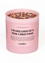 Load image into Gallery viewer, Dreaming Of Pink Christmas Glitter Candle
