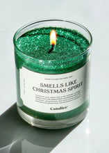 Load image into Gallery viewer, Smells Like Christmas Spirit Glitter Candle
