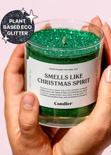 Load image into Gallery viewer, Smells Like Christmas Spirit Glitter Candle
