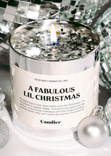 Load image into Gallery viewer, Fabulous Lil Christmas Glitter Candle
