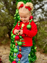 Load image into Gallery viewer, Puff Christmas Tree on Youth Sweatshirt
