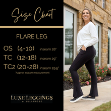 Load image into Gallery viewer, *Ready to Ship | The Reese  Purple Flare Leggings -  Luxe Leggings by Julia Rose®
