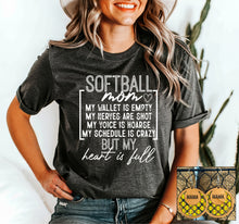Load image into Gallery viewer, Heart is Full- Softball Mom
