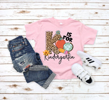 Load image into Gallery viewer, K is for Kindergarten- Leopard
