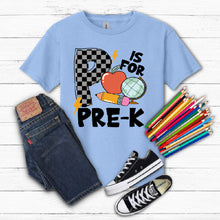 Load image into Gallery viewer, P is for Pre-K- Checkered
