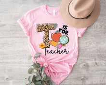 Load image into Gallery viewer, T is for Teacher- Leopard
