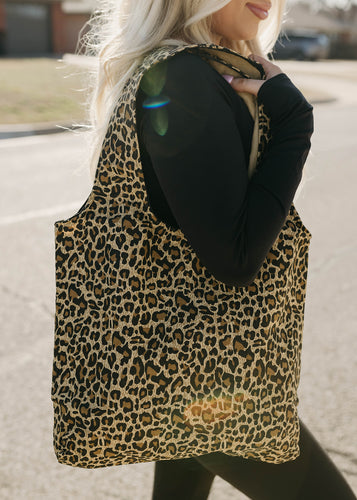 London IVORY Check Convertible Backpack Shoulder Bag, The Vintage Leopard