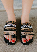 Load image into Gallery viewer, Boho Camel Threads WILD Strap Sandal Slides - vintageleopard
