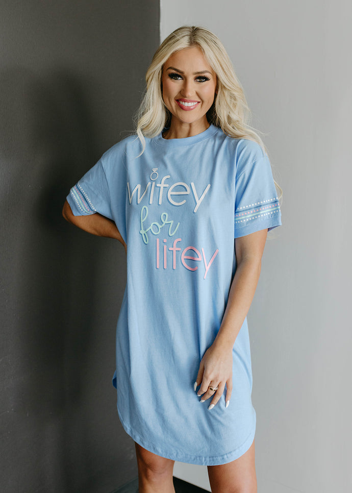 Wifey t shop shirt dress