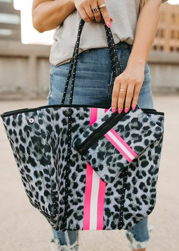 Penelope Black Check Tote Shoulder Bag – The Vintage Leopard